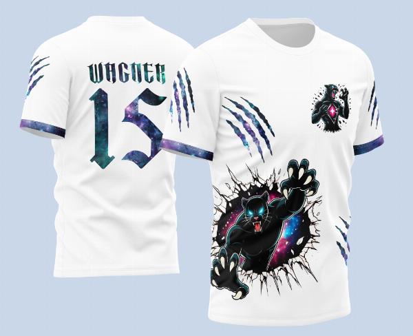 Arte Vetor Camisa Interclasse Pantera Galaxy 2024
