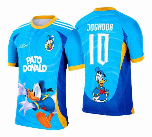 Arte Vetor Camisa Interclasse Pato Donald - 0196 Arte Vetor Camisa Interclasse Pato Donald - 0196