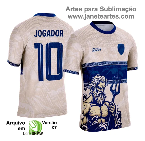 Arte Vetor Camisa Interclasse Poseidon 2025