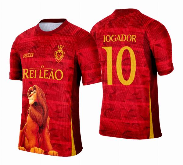 Arte Vetor Camisa Interclasse Rei Leão - 0188