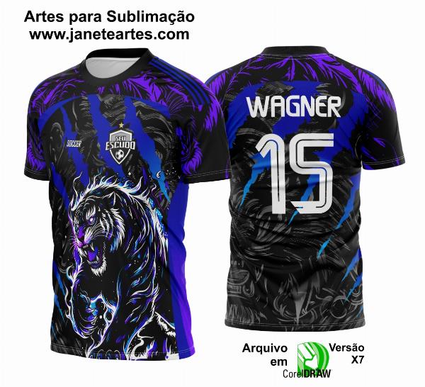Arte Vetor Camisa Interclasse TIGRE - Jogos Internos 2025