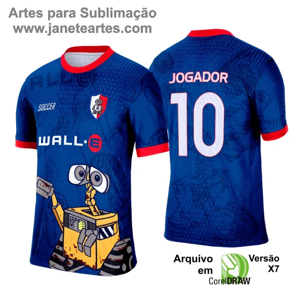 Arte Vetor Camisa Interclasse Wall-e - 0185