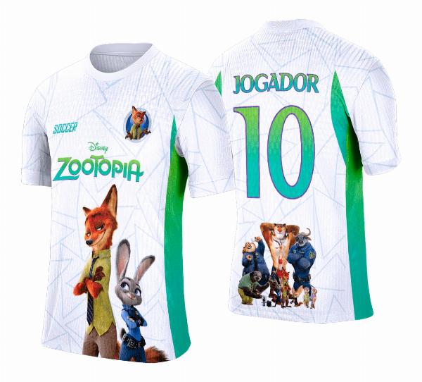 Arte Vetor Camisa Interclasse Zootopia - 0181