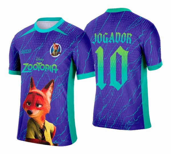 Arte Vetor Camisa Interclasse Zootopia - 0195 Arte Vetor Camisa Interclasse Zootopia - 0195