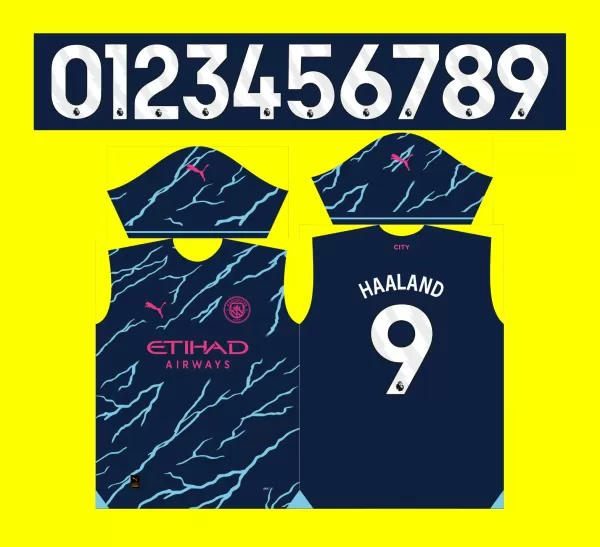 Arte Vetor Camisa Pré-Jogo Manchester City 2023-24