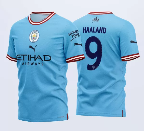 Arte Vetor Camisa Pré-Jogo Manchester City 2023-24