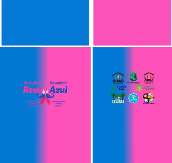 Arte Vetor Camisa Outubro Rosa Novembro Azul 2023 M2