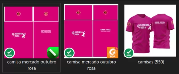 Arte Vetor Camisa Outubro Rosa Novembro Azul 2023 M5