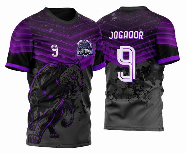 Arte Vetor Camisa Pantera Negra InterClasse 2023 Roxa