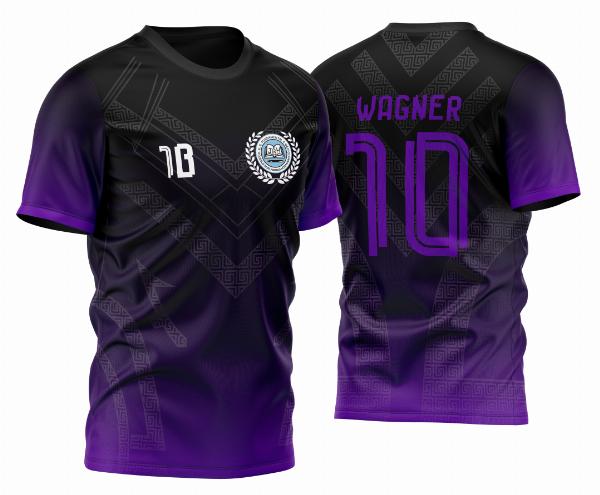 Arte Vetor Camisa Pantera Negra Roxa Escolar 2023