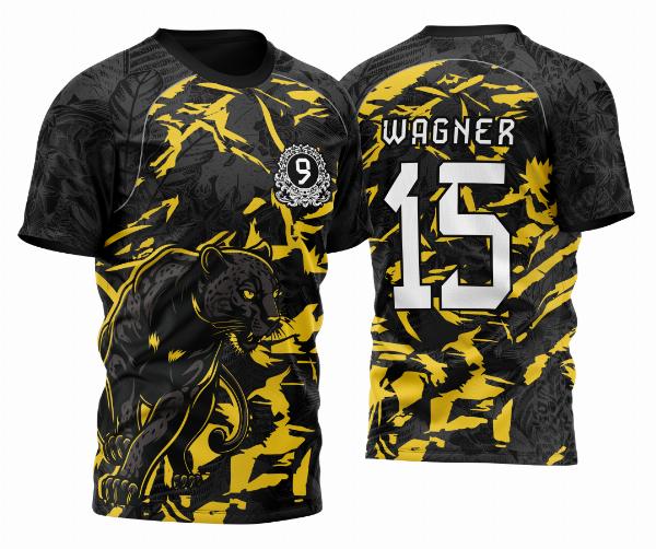 Arte Vetor Camisa Para InterClasse Pantera Nono Ano 2023 Modelo Amarela