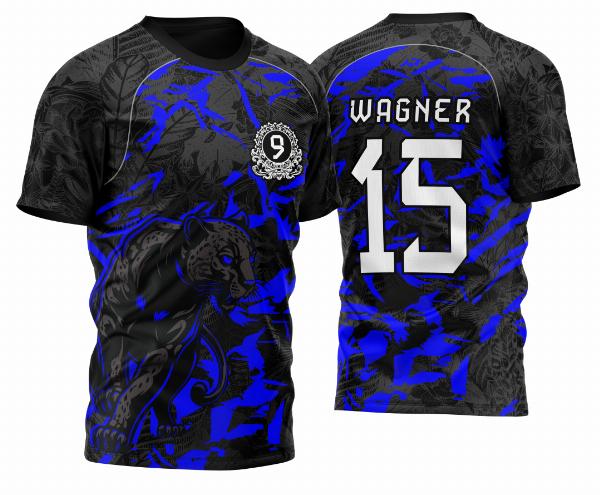 Arte Vetor Camisa Para InterClasse Pantera Nono Ano 2023 Modelo Azul