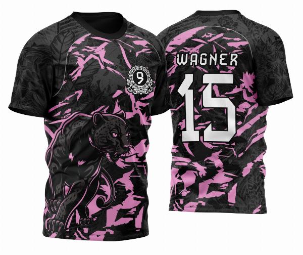 Arte Vetor Camisa Para InterClasse Pantera Nono Ano 2023 Modelo Rosa