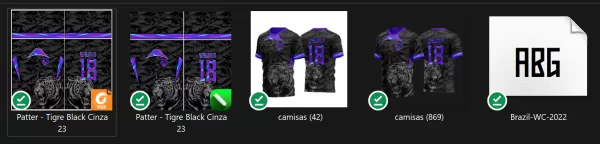 Arte Vetor Camisa Para InterClasse Tigre Preta e Olografica 2025 M2