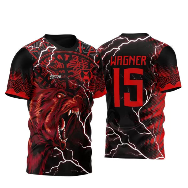 Arte Vetor Camisa Para InterClasse Urso Feroz Celta 2023 Modelo 2