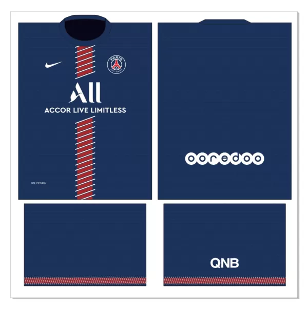 Arte Vetor Camisa Paris Saint-Germain PSG Conceiro Azul