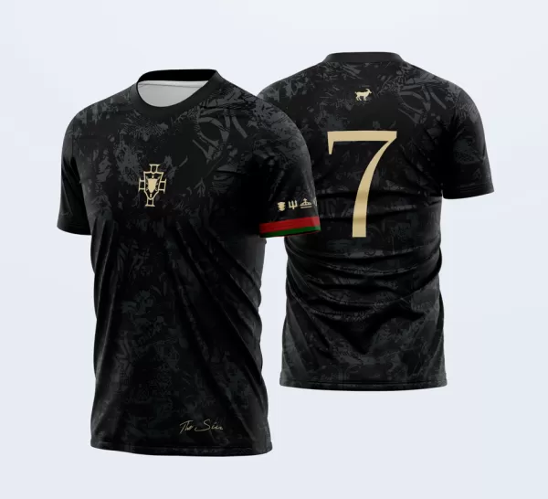 Arte Vetor Camisa Portugal The Siu CR7 Comma Football 2023 x7