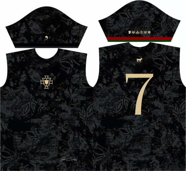 Arte Vetor Camisa Portugal The Siu CR7 Comma Football 2023 x7