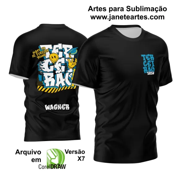 Arte Vetor Camisa Terceirão 2024 Chama