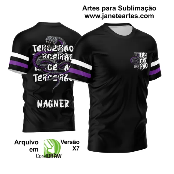 Arte Vetor Camisa Terceirão 2024 Cobra