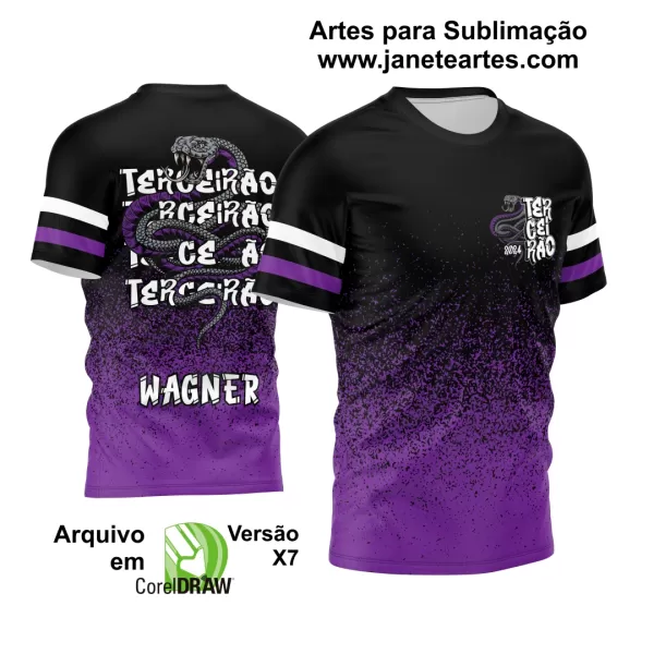 Arte Vetor Camisa Terceirão 2024 Cobra