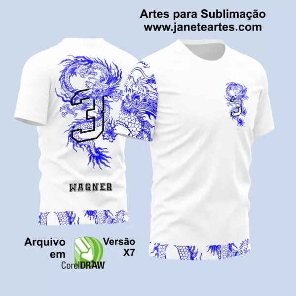 Arte Vetor Camisa Terceirão 2024 Dragão