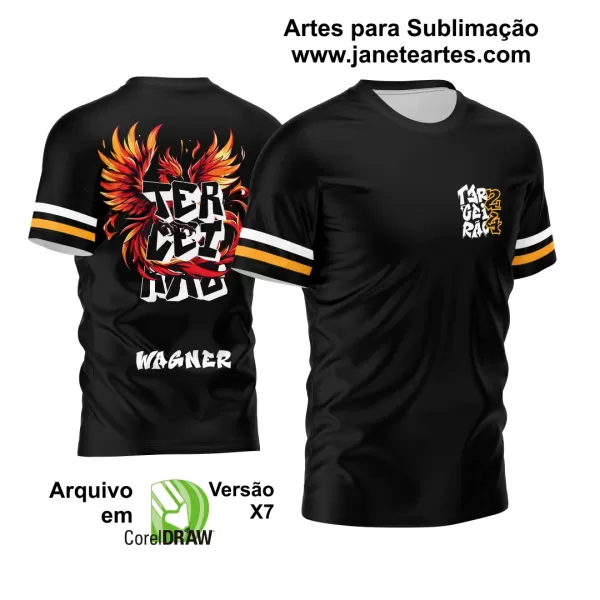 Arte Vetor Camisa Terceirão 2024 Fenix