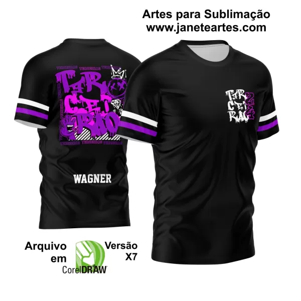 Arte Vetor Camisa Terceirão 2024 Graffit