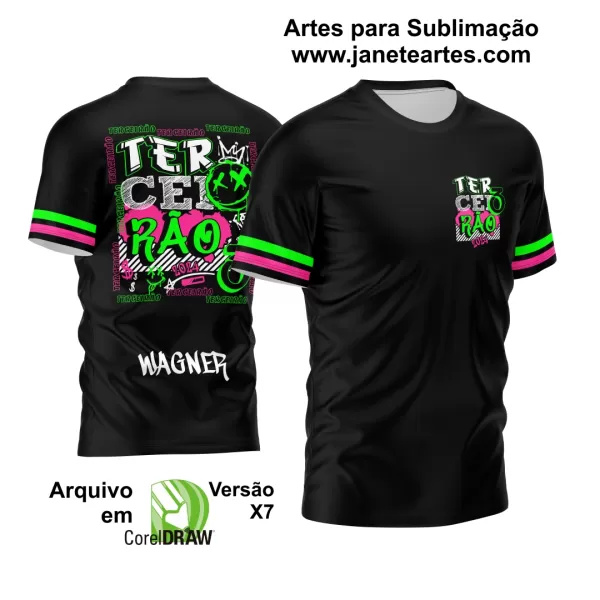 Arte Vetor Camisa Terceirão 2024 Graffit