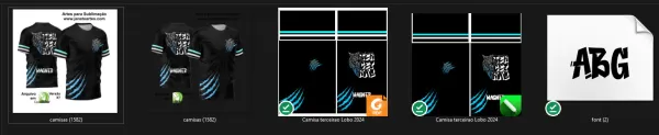 Arte Vetor Camisa Terceirão 2024 Lobo
