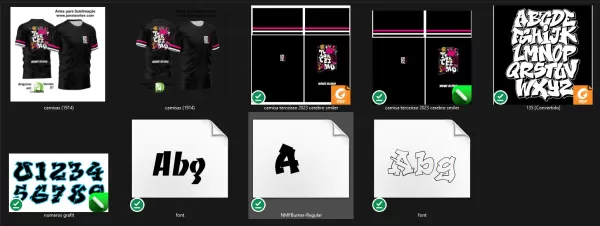 Arte Vetor Camisa Terceirão 2024 Mão com Tênis