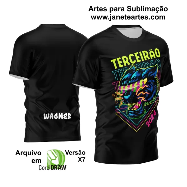 Arte Vetor Camisa Terceirão 2024 Novo Estilo