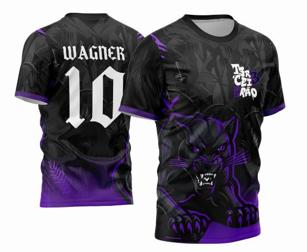 Arte Vetor Camisa Terceirão 2024 Pantera Negra Ataque