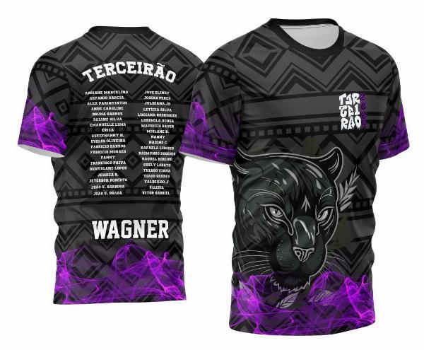 Arte Vetor Camisa Terceirão 2024 Pantera Negra Camuflagem