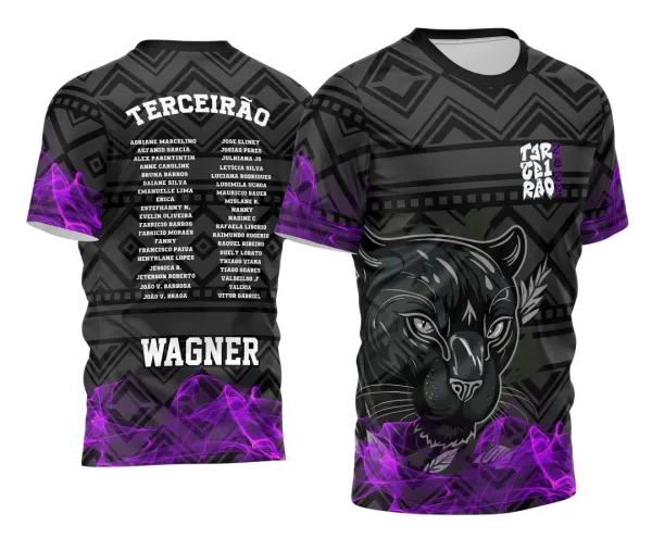 Arte Vetor Camisa Terceirão 2024 Pantera Negra Camuflagem