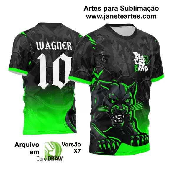 Arte Vetor Camisa Terceirão 2024 Pantera Negra Novo Estilo Degrade