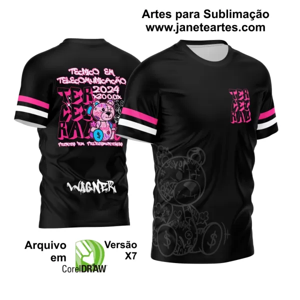 Arte Vetor Camisa Terceirão 2024 Urso