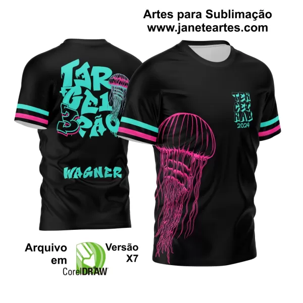 Arte Vetor Camisa Terceirão 2024 Água Viva