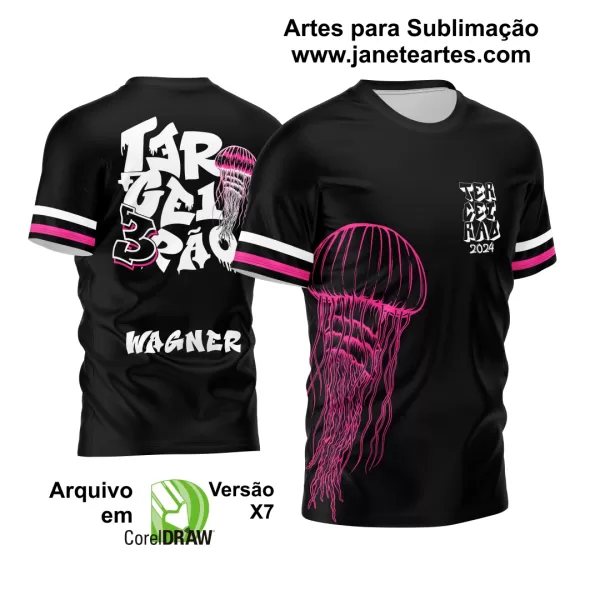 Arte Vetor Camisa Terceirão 2024 Água Viva