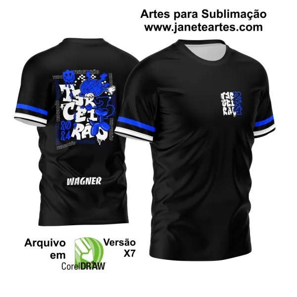 Arte Vetor Camisa Terceirão Cerebro 2024