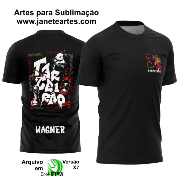 Arte Vetor Camisa Terceirão Coelho na Cartola