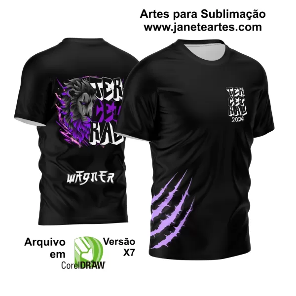 Arte Vetor Camisa Terceirão Leão 2024 