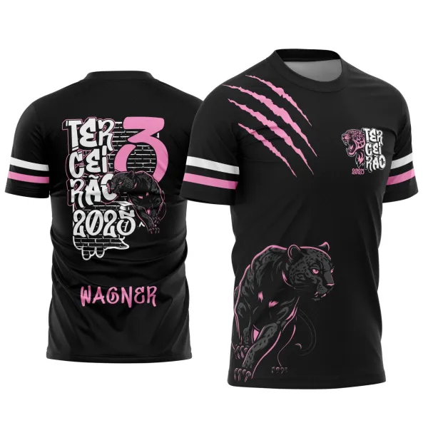 Arte Vetor Camisa Terceirão Pantera Negra