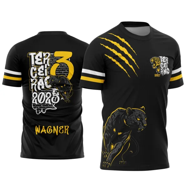 Arte Vetor Camisa Terceirão Pantera Negra