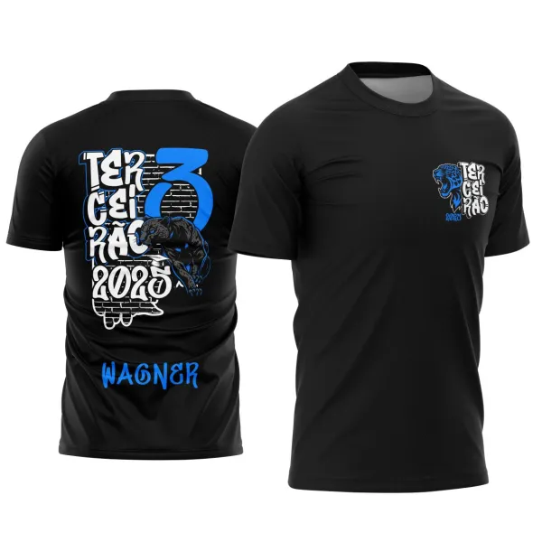 Arte Vetor Camisa Terceirão Pantera Negra