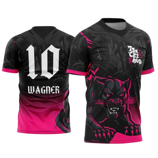 Arte Vetor Camisa Terceirão Pantera Negra