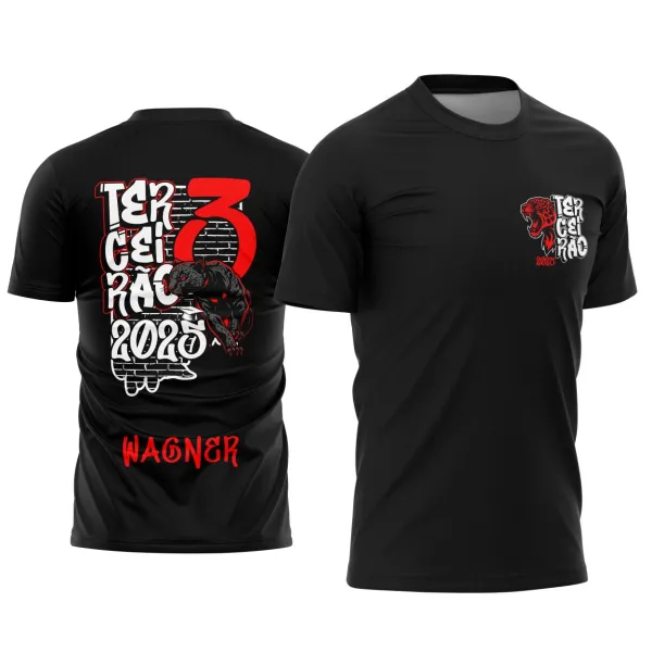 Arte Vetor Camisa Terceirão Pantera Negra