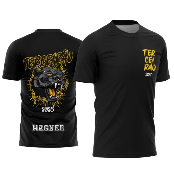 Arte Vetor Camisa Terceirão - Pantera Negra