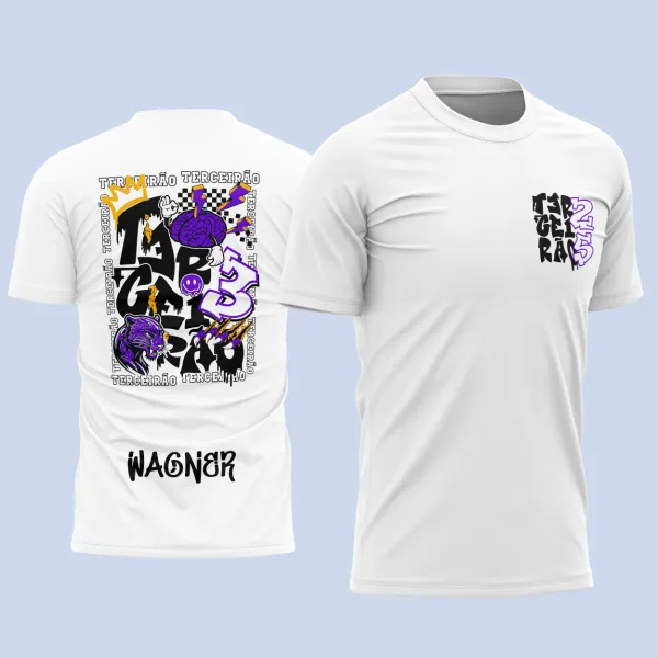 Arte Vetor Camisa Terceirão Pantera Roxa 2025