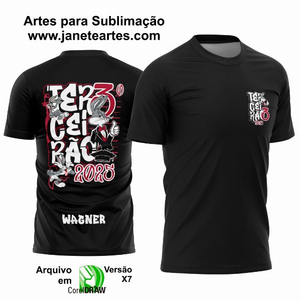 Arte Vetor Camisa Terceirão Pernalonga Joinha